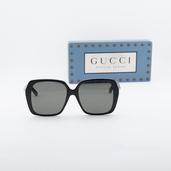 Gucci GG0533SA 001 Square Sunglasses - Black/Grey main image 10